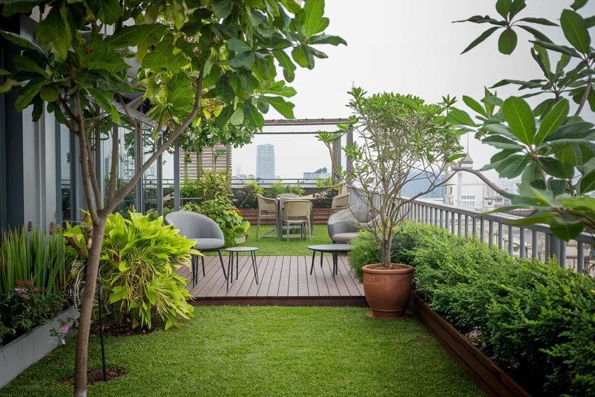 Rooftop garden